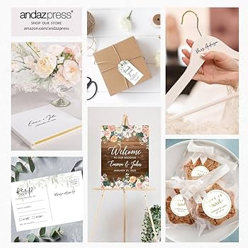 Amazon | Andaz Press パーソナライズ 5x7インチ 写真 サンキュー