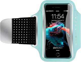 Water Resistant Cell Phone Armband for iPhone8 Plus, 7 Plus, 6, Samsung Galaxy Note 8, S8, Google Pixel, 5-6 Inch Reflective Running Workout Exercise Arm Phone Holder, Key/Card Holder + Free Extender - coolthings.us