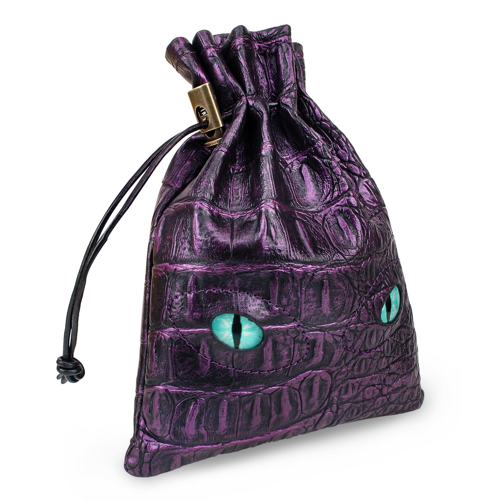 Byhoo Dice Bag of DND Can Cover 6 Dice Sets, Glow in The Dark Eyes D and D Dice Storage Pouch