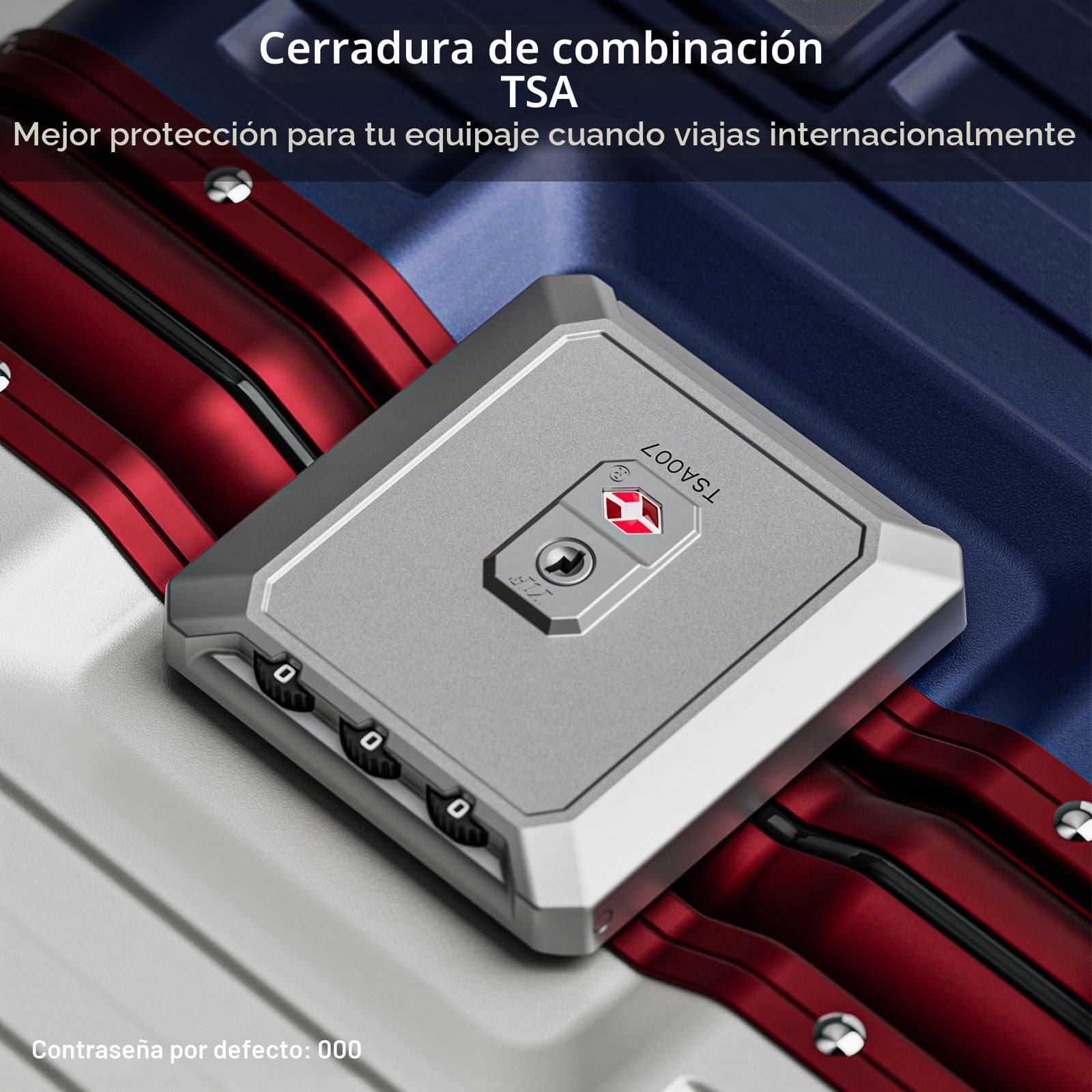 LEOVEN Maleta de Viaje Rígida, 3:7 Gran Apacidad, LS-8119 PC Maleta de Cabina, Portavasos Plegable, USB, 360° Silencioso con Freno y Amortiguador, TSA Cerradura, con Compartimento Impermeable