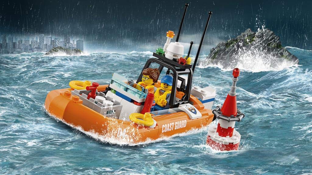Amazon.co.jp: レゴ(LEGO)シティ 海上レスキューボートと4WDキャリアー