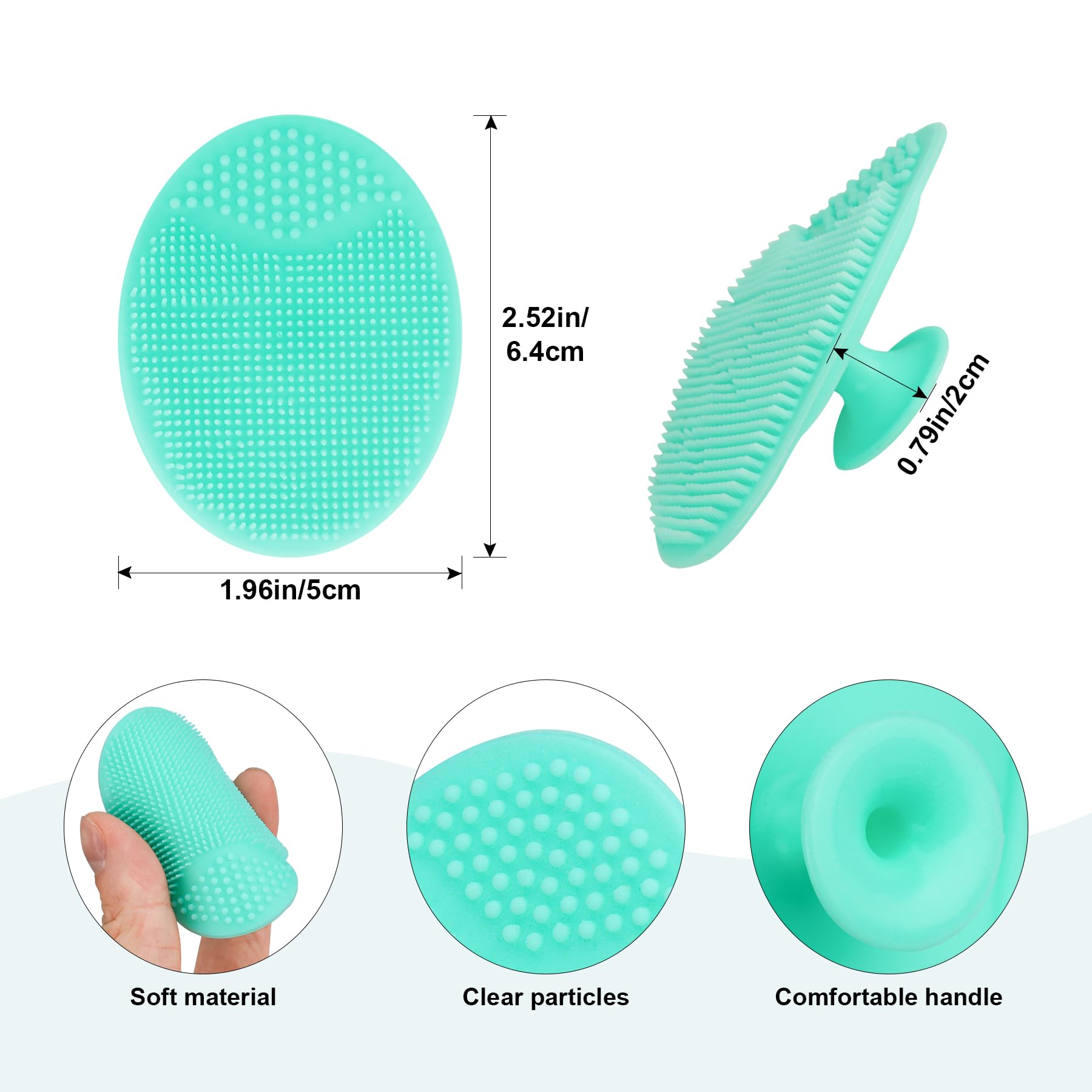 Molylove Baby Hair Brush with Wooden Handle and Comb Set for Newborns & Toddlers | Natural Soft Goat Bristles l Wood Comb l Green Silicone Brush| Ideal for Cradle Cap (3 Piece)