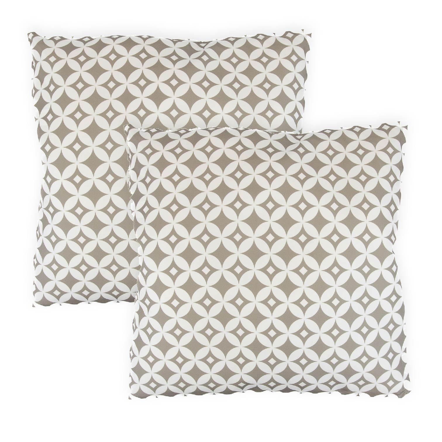 Gardenwize Diamond - Pack Of 2 Outdoor Scatter Cushions, Garden Furniture Cushions - Covers & Pillows (Diamond)