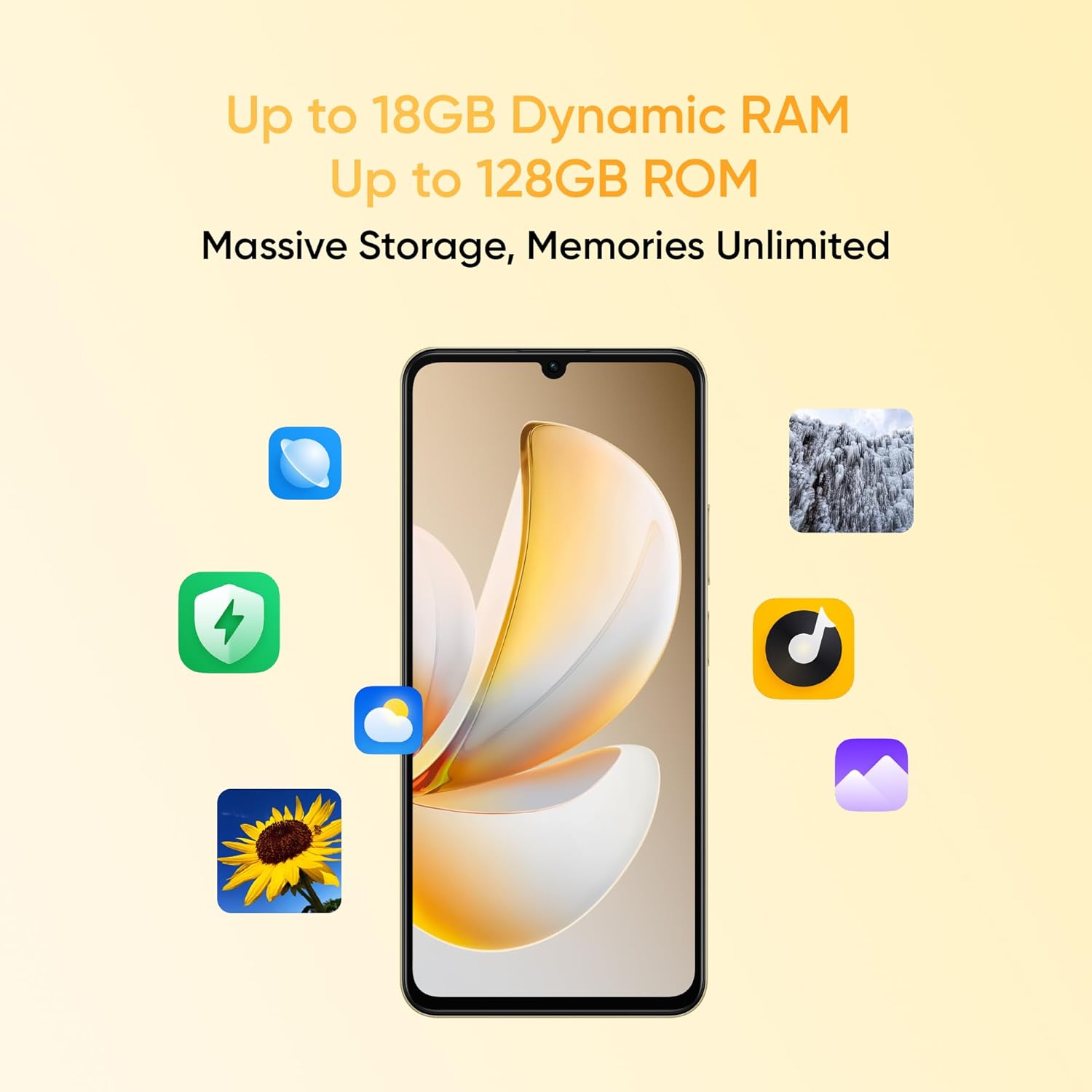 realme NARZO 80 Lite 4G (Obsidian Black, 4GB+64GB) | 6300mAh Segment's Biggest Battery | 7.94mm Slim Design | 300% Ultra Volume | Pulse Light: 9 Colors, 5 Glow Modes | Ai Assist 41 71kl9wZRhNL. SL1500
