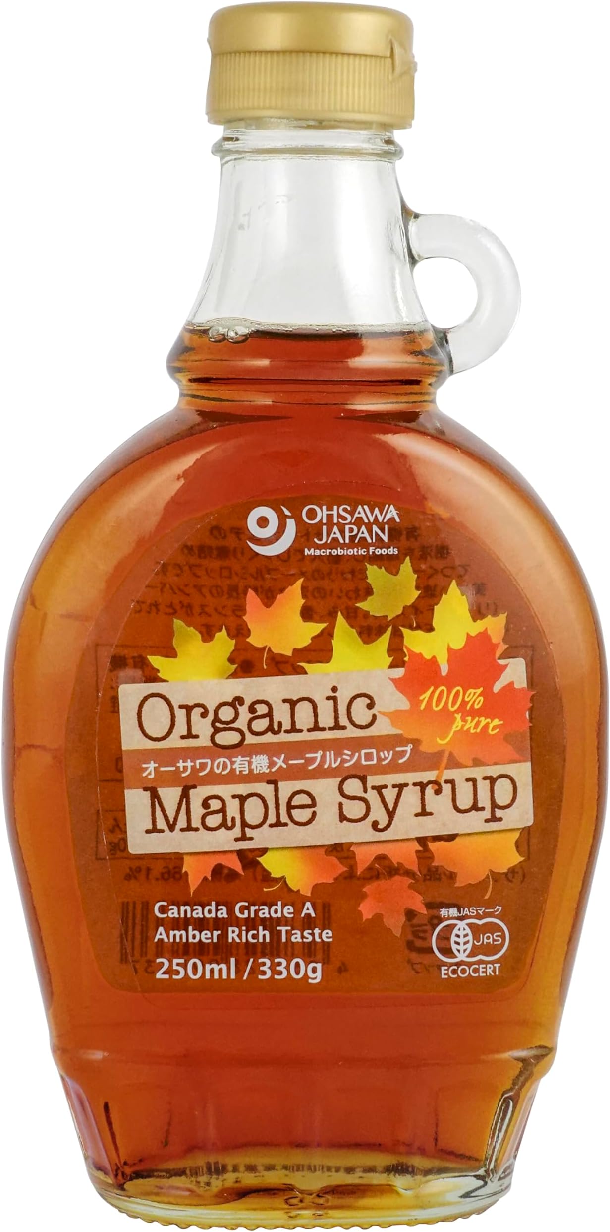 Osawa of organic maple syrup bottle 250ml (330g) [Parallel import]