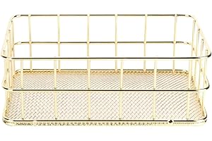 Gold Wire Baskets for Organizing: Declutter Your Space Elegantly