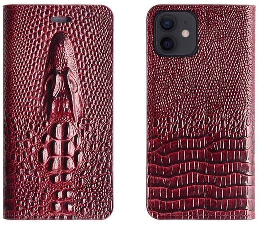 Étui portefeuille iPhone 12 Mini robuste avec support de visionnage