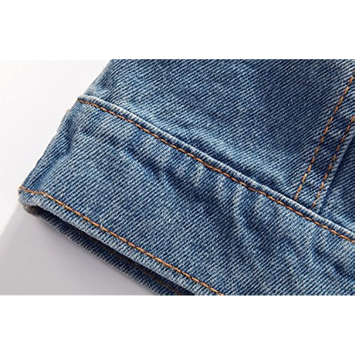 Hommes Denim Gilet Veste Décontractée Classique Manches Vestes