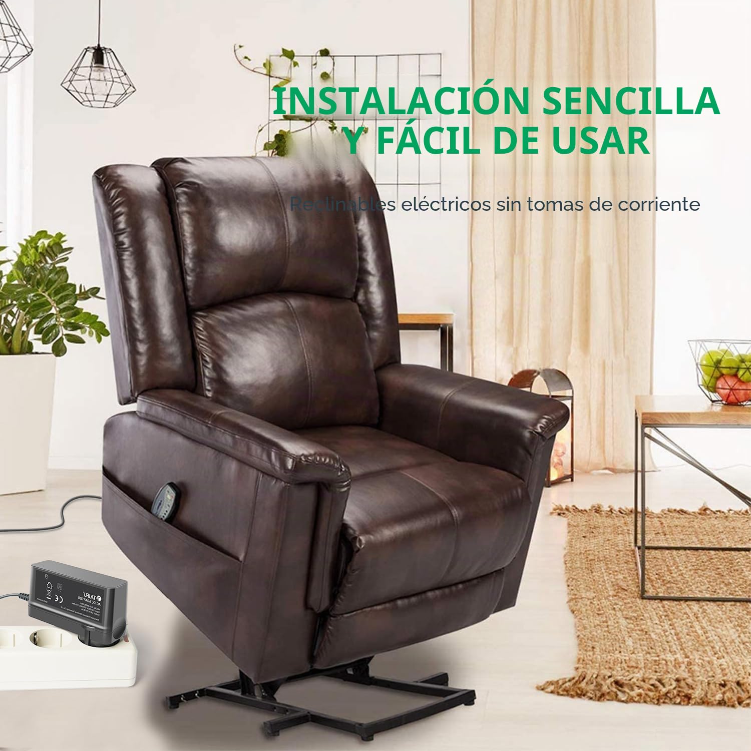 Transformador Reclinable Eléctrico, TAIFU Adaptador de Corriente de 29V 2A CA/CC de Silla Elevadora OKIN Limoss MC115 MC110 MC125 MC120 SP2-B SP2-A Sofá Reclinable Eléctrico Fuente de Alimentación