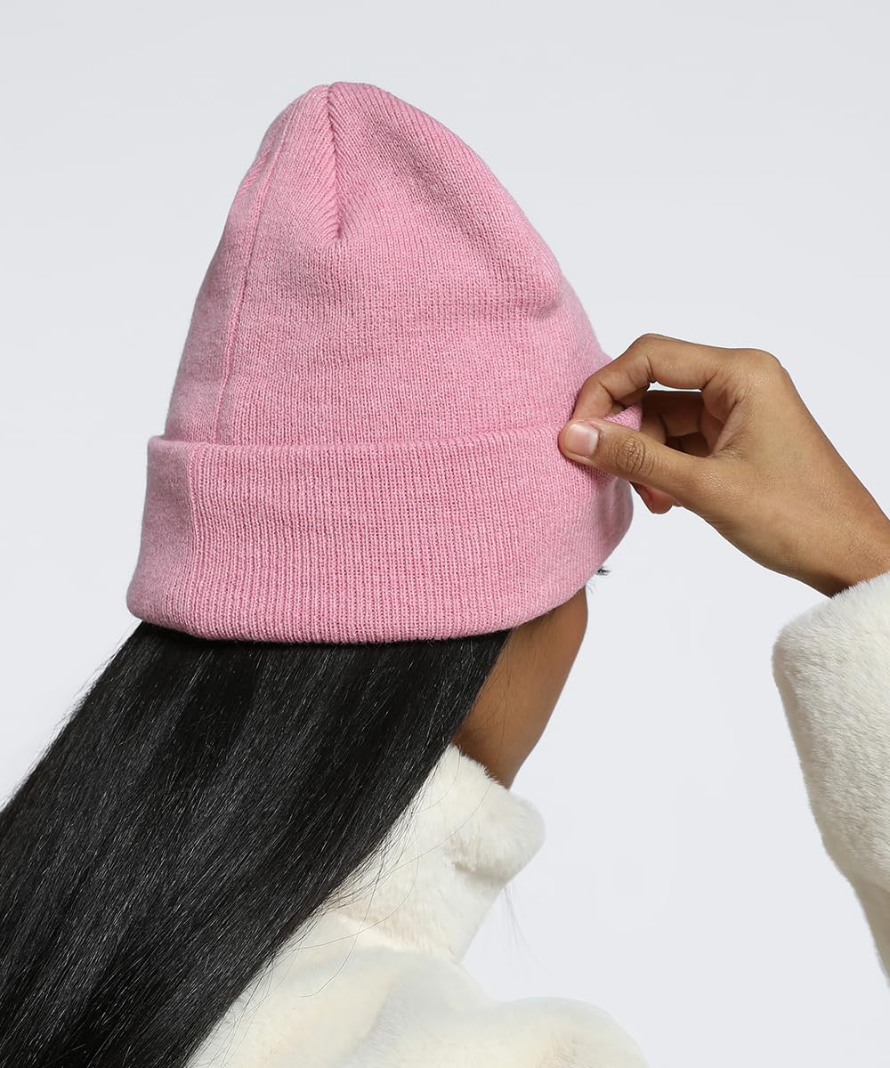 PUMA Gorro Archive Heather Erwachsener Mauved out Pink ?Gorro de Punto Unisex para Adultos