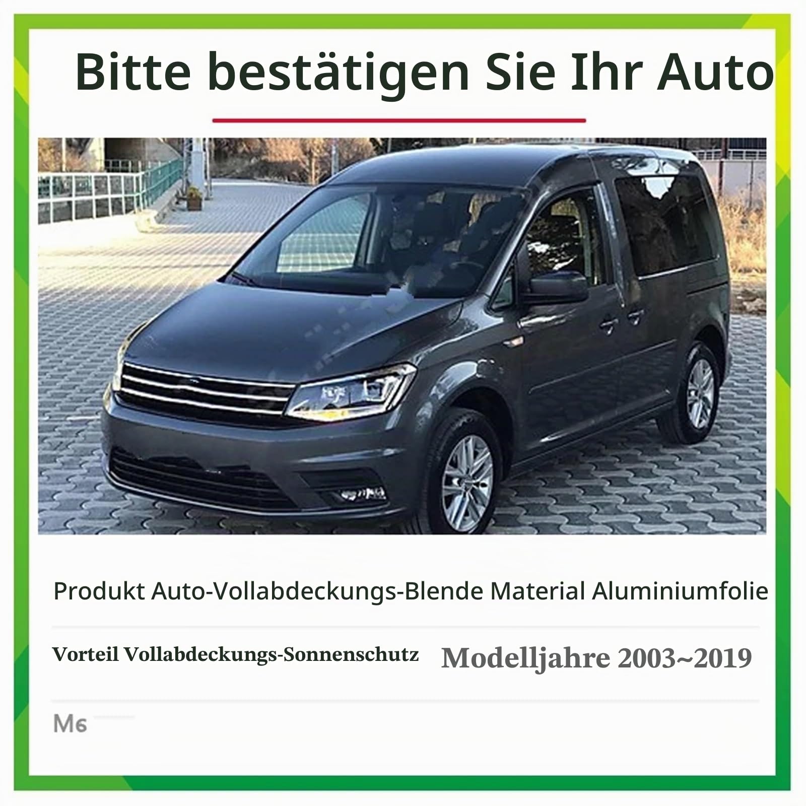 Auto Sonnenschutz Für VW Caddy 2K, Maxi 2003-2019, Volle Fenster, Anti-UV, Auto Fenster Visier, Abdeckungen, Zubehör, Sonnenblende (Maxi All Windows)