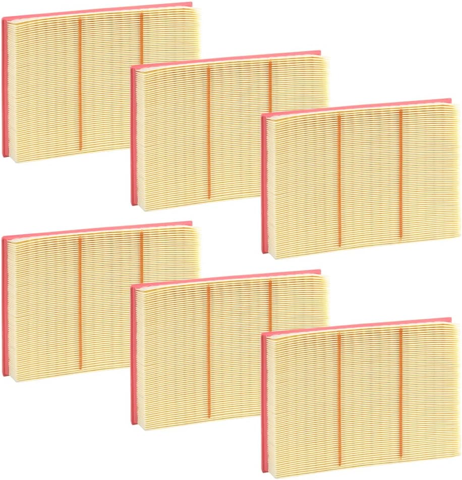 Doc's Diesel Engine Air Filter 6-Pack DPA10564-6 | Compatible with Nissan Titan XD 5.0L Cummins 2016-2019 | Replaces 16546-EZ40A