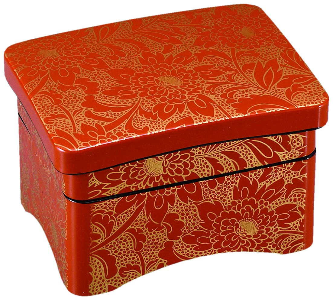 Amazon｜和 福井クラフト うなぎ 鰻 丼物椀 A 殿様丼重二段 柿朱菊詰内