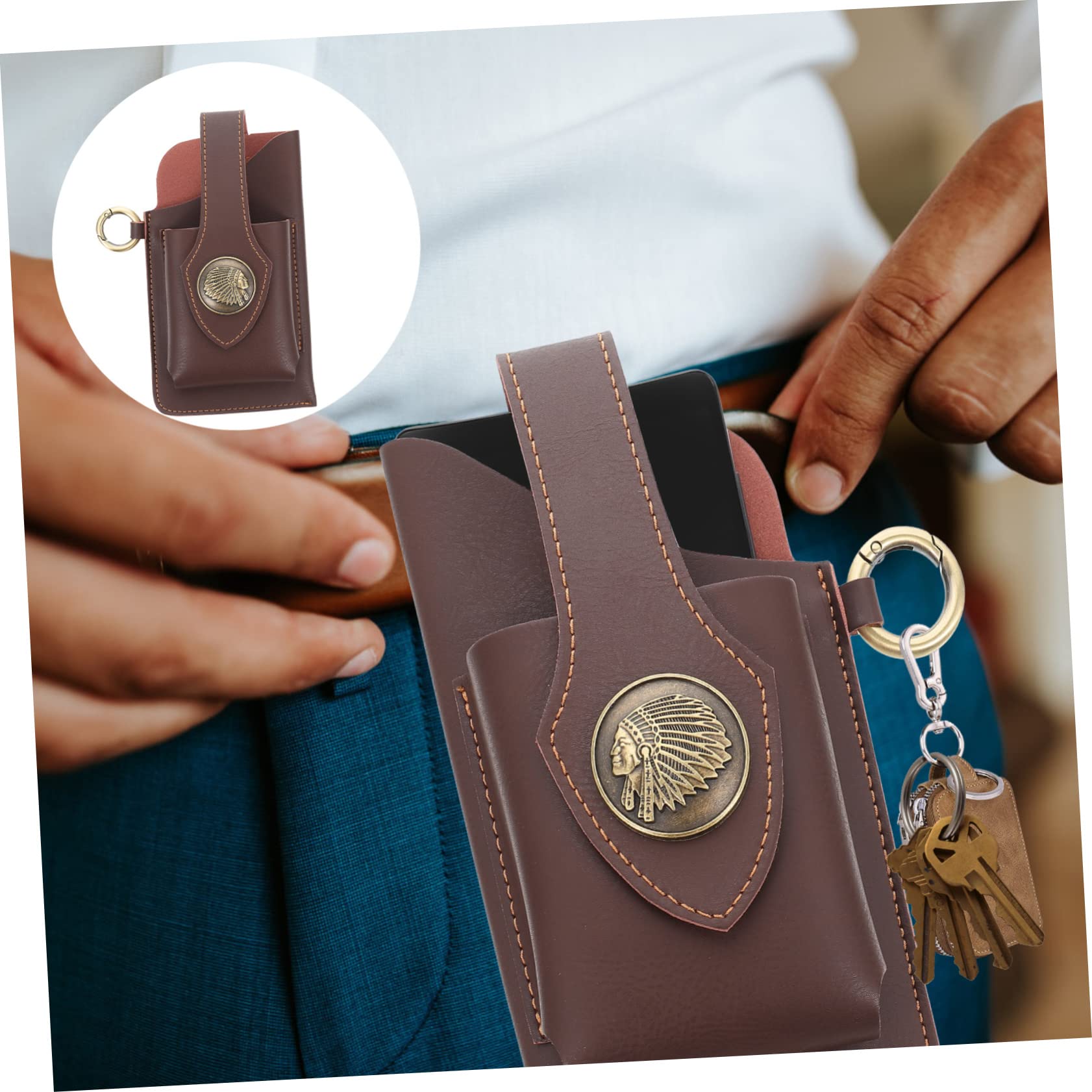VANZACK 3stücke Multifunktionale Laufgürtel Bauchtasche Für Verstellbare Hüfttasche Pu Für Outdoor-aktivitäten Leicht Und Praktisch Für Handy Und Wertsachen