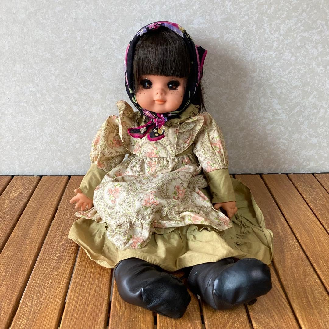 Amazon | レトロ 大池玩具 オオイケ 女の子の人形 アンティークドール
