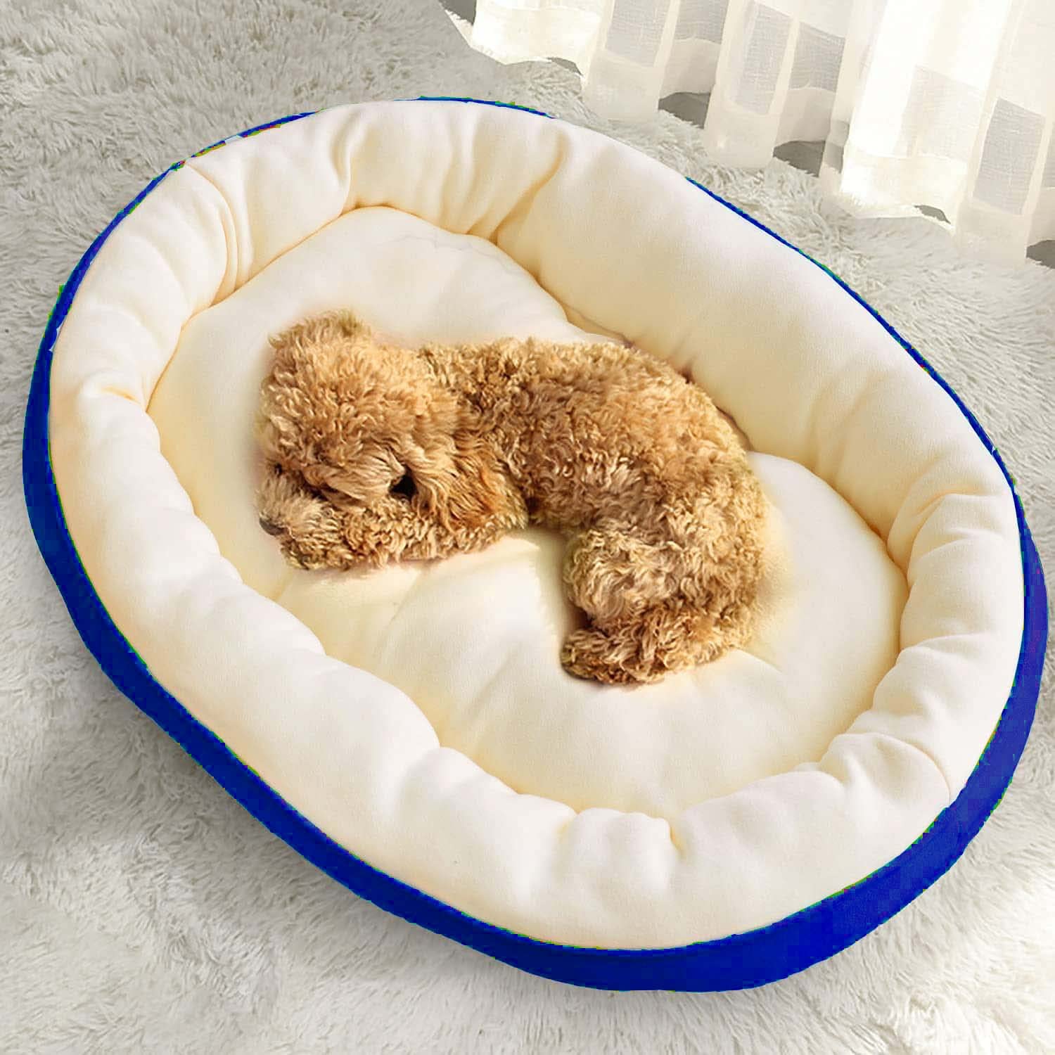 CARESFUL Polyester Dog Bed For Dogs & Cats, Durable Warm Dog Bed, Washable Sleeping Puppy Bed, Soft Calming Cat Beds For Indoor,Outdoor (Xxxl Royal Blue) (B09Z72F8WJ) Amazon Price History, Amazon Price Tracker
