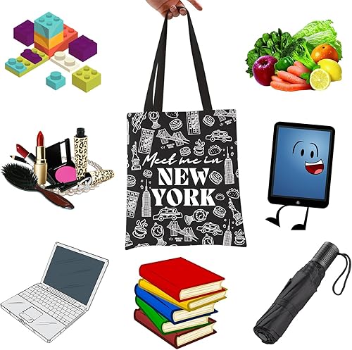 Miniatura 3 de WCGXKO Bolsa de regalo para despedida de soltera de Nueva York