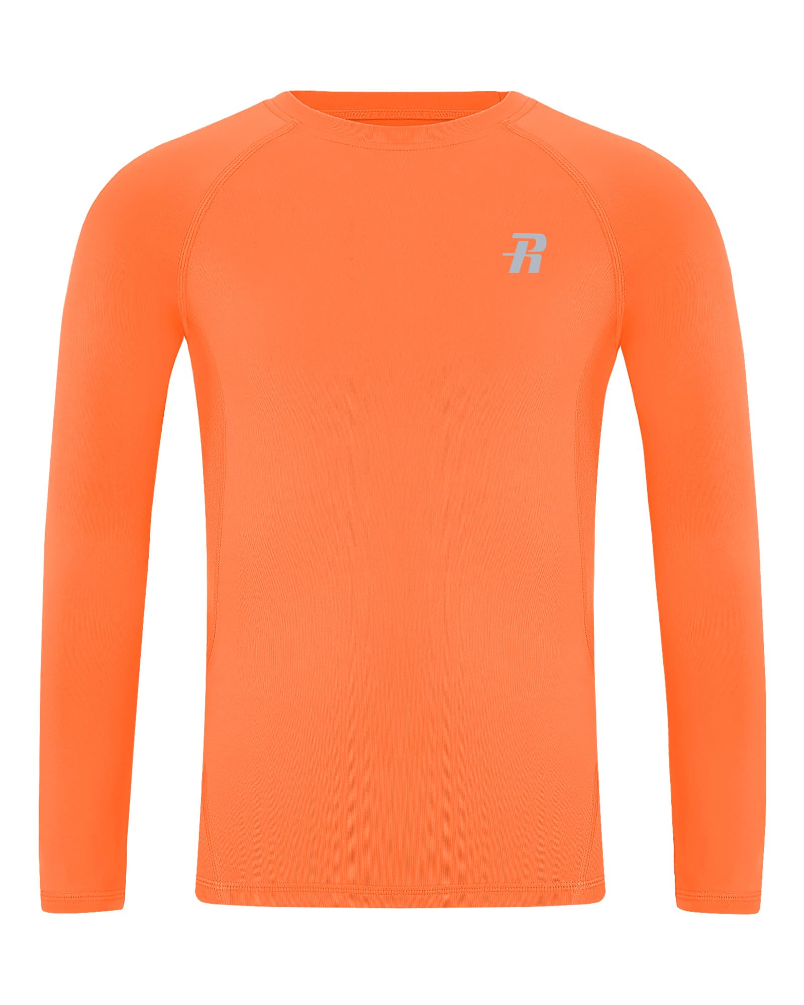 Runhit Kompressionsshirt für Jungen Langarm, 1-2 Pack Funktionsshirt Kinder mit UPF 50+, Atmungsaktives Unterziehshirt Schnell Trocknend Baselayer für Fußball & Outdoor