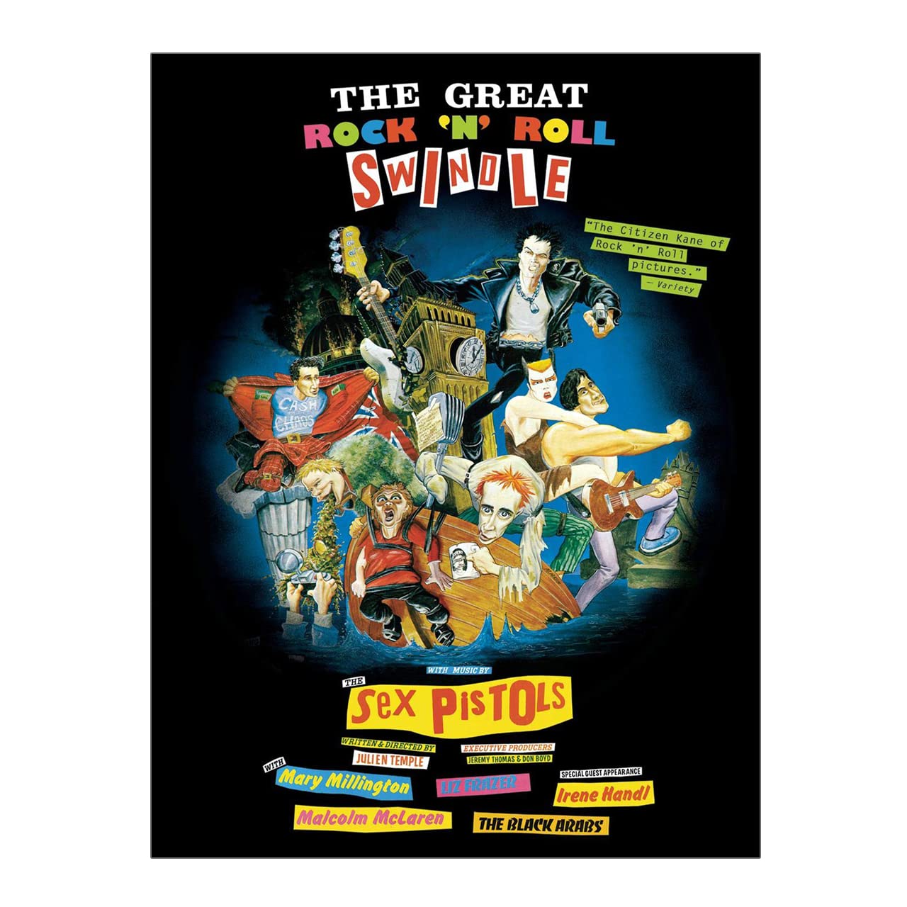 Metal Sign Plaque Poster Great Rock and Roll Swindle, 10x8in 12850