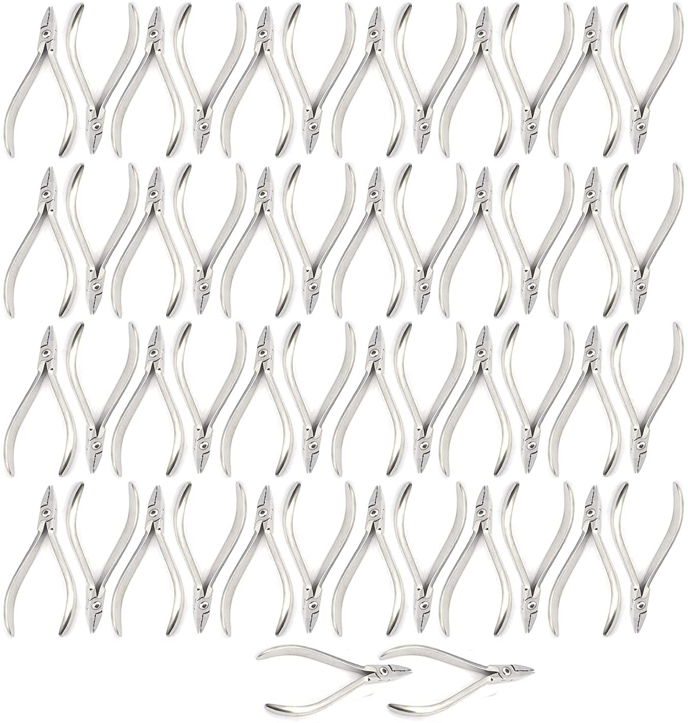 50 Pcs Jarabak Orthodontic Plier Stainless Steel Dental Instruments by G S Online Store
