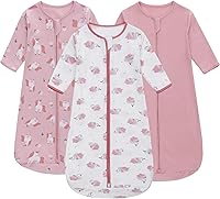 Vista 16 de Saco de dormir de manga larga, bolsa de dormir para bebé 100% algodón de 0-18 meses, manta vestible súper suave, saco de dormir para niños pequeños