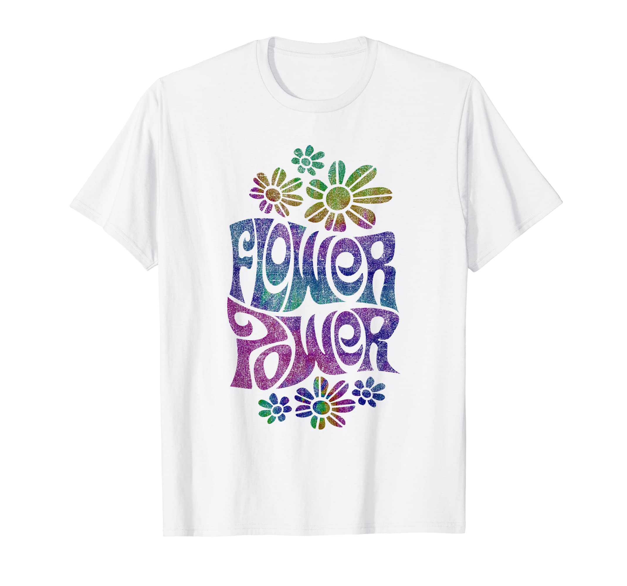 Flower Power Hippie Psychedelic '70's Retro T-Shirt