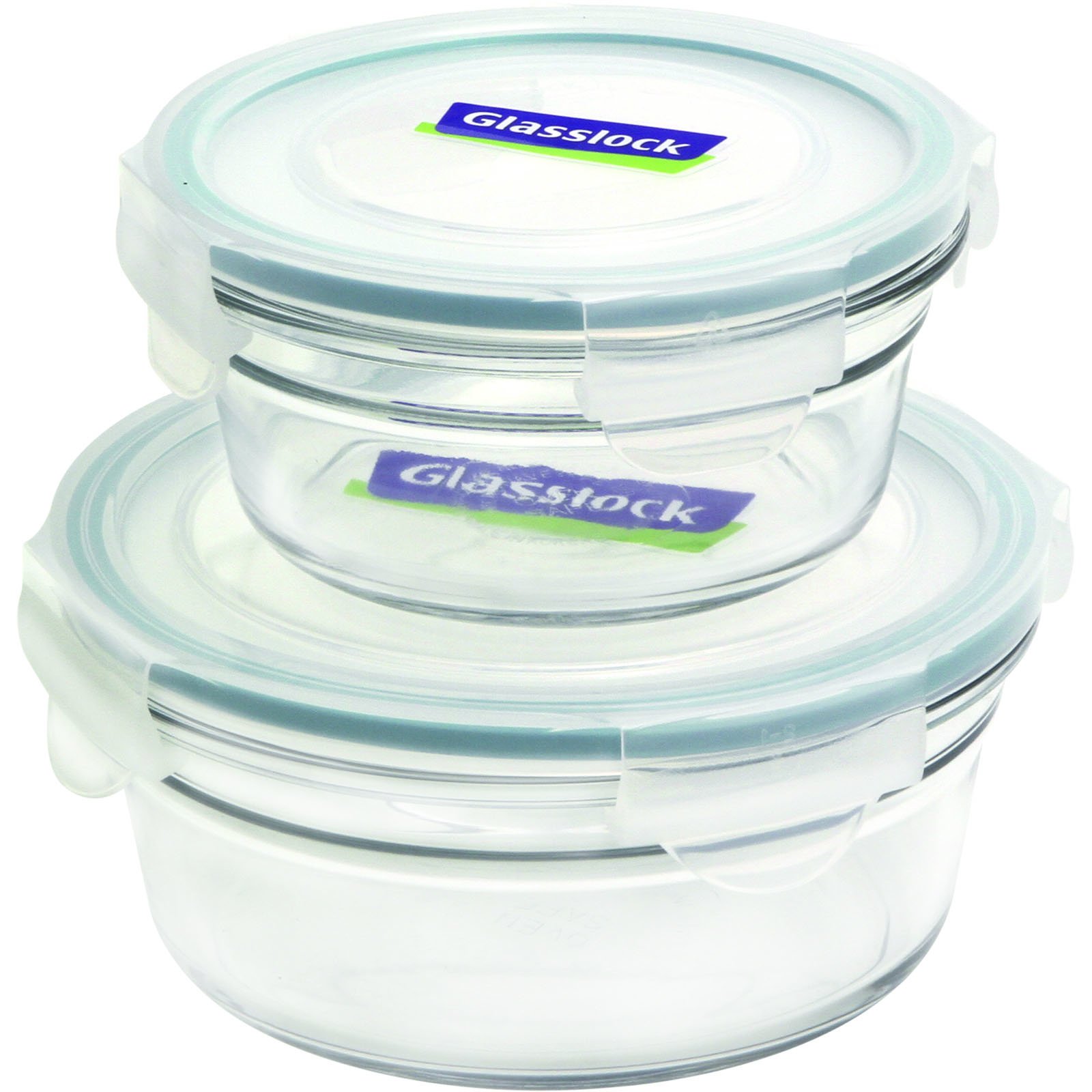 GLASSLOCK4-Piece Round Oven Safe Containers Set