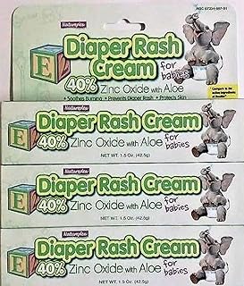 Natureplex Diaper Rash Cream with Zinc Oxide and Aloe, 3-ct