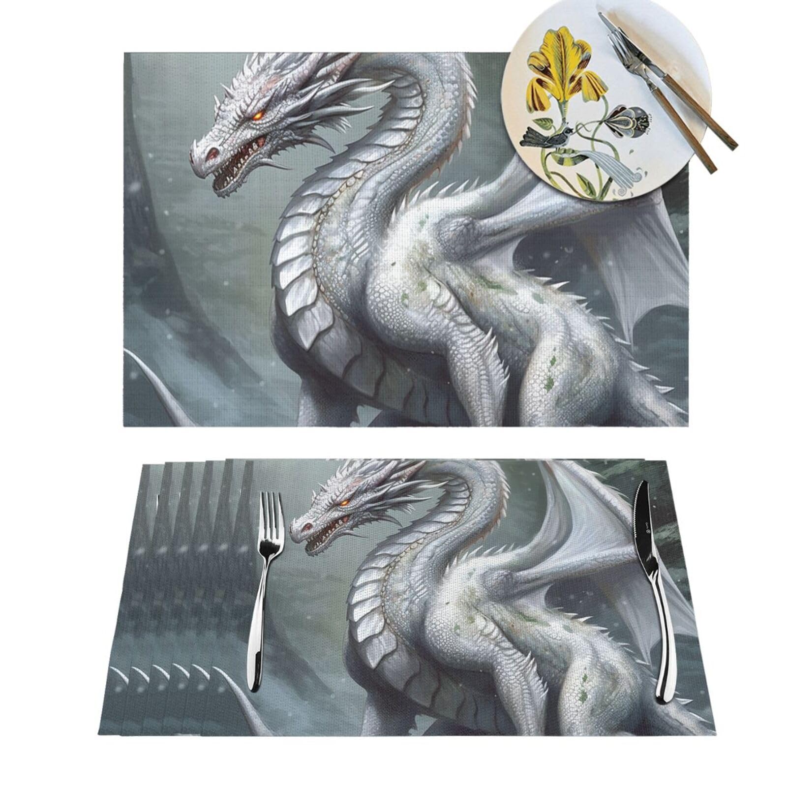 Set de table lavable dragon jungle pour en finir avec les taches et la chaleur