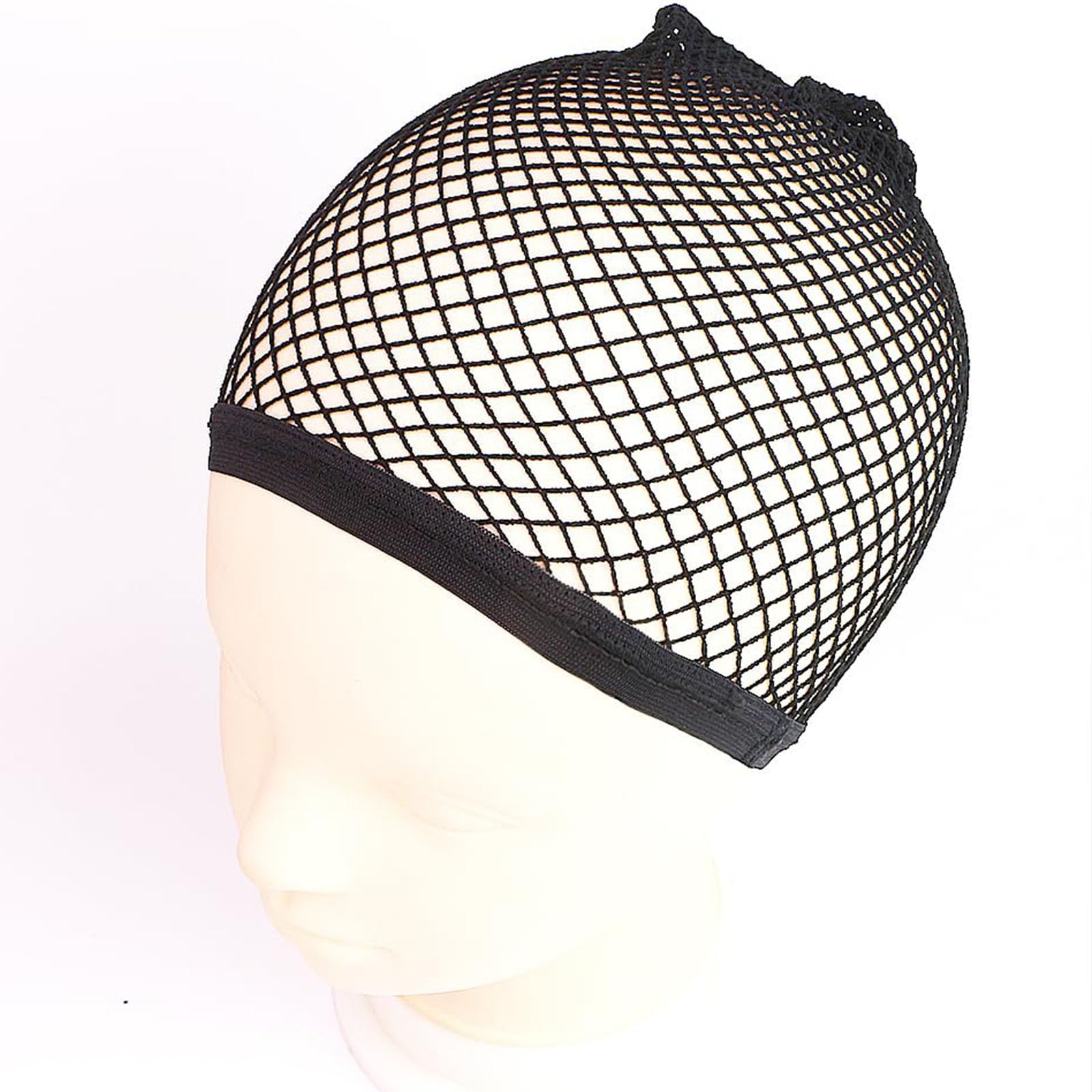 HELENE Black Wig Cap Net, Closed End Hair Mesh Net, Liner Weaving Caps for Women, Men, Kids, Wig Caps for Halloween, Cosplay
