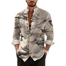 Y2k Graphic Tee Men Fashion Hippie Graphic Long Sleeve Streetwear V Neck Loose Fitted Casual Tees for Four Seasons