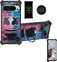 Vista 60 de Blu Studio Mini 2023 - Funda compatible con Blu Studio Mini 2023 [PC duro + silicona suave] [soporte de anillo] [efecto luminoso] YGH-BQ