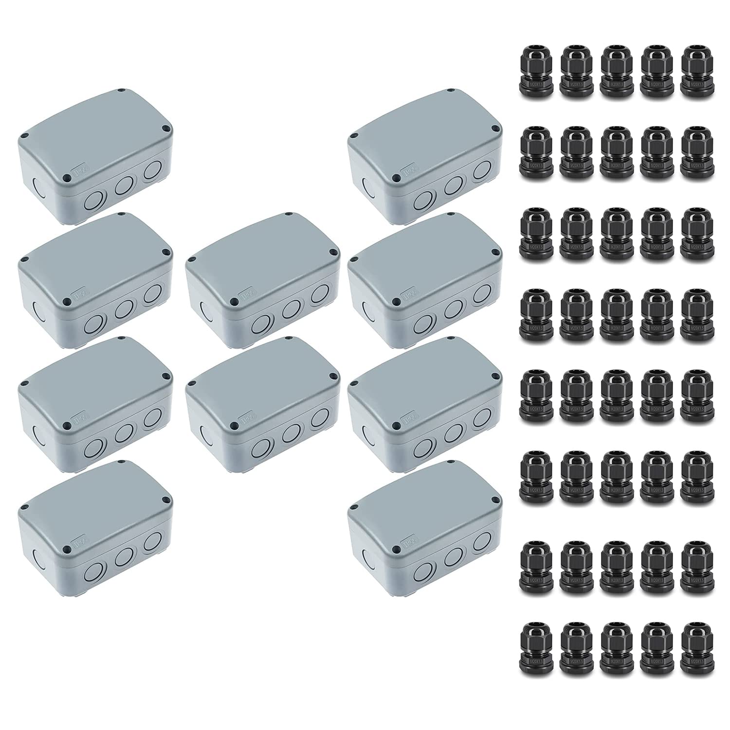 NineLeaf IP66 Weatherproof Outdoor Electrical Junction Box