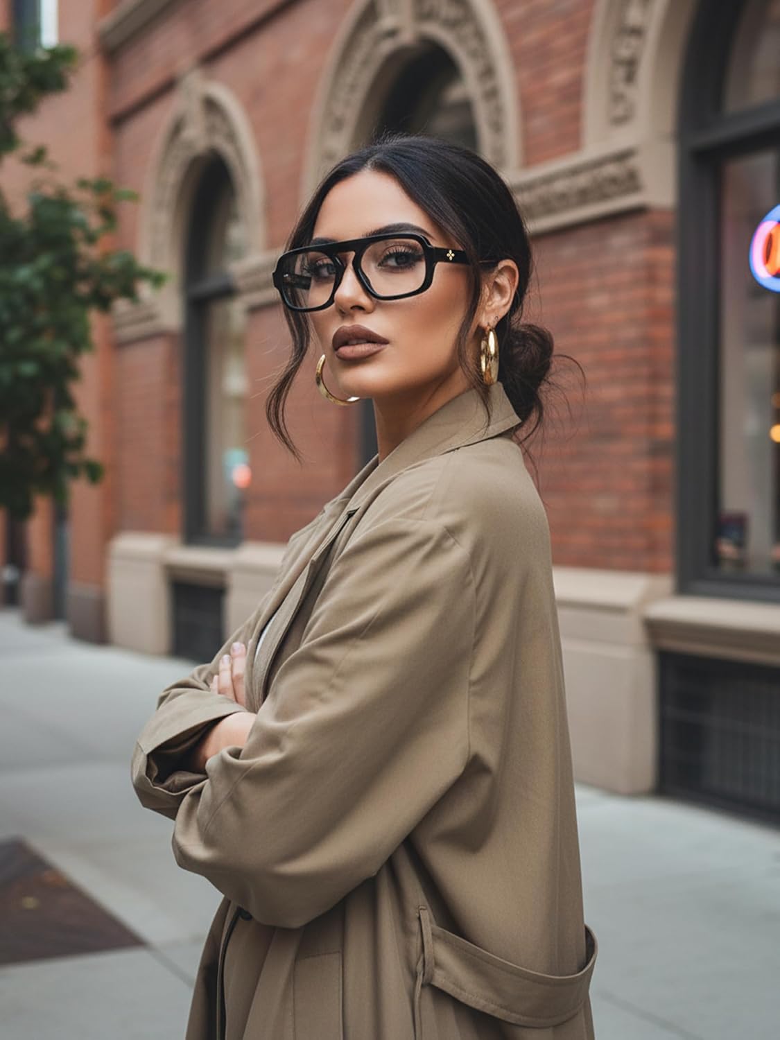 VISOONE Aviator Computer TR90 Blue Light Blocking Glasses For Women Men JANE - Image 2