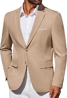 COOFANDY Men's Blazer Business Suit Jacket Slim Fit Two Button Casual Sport Coats