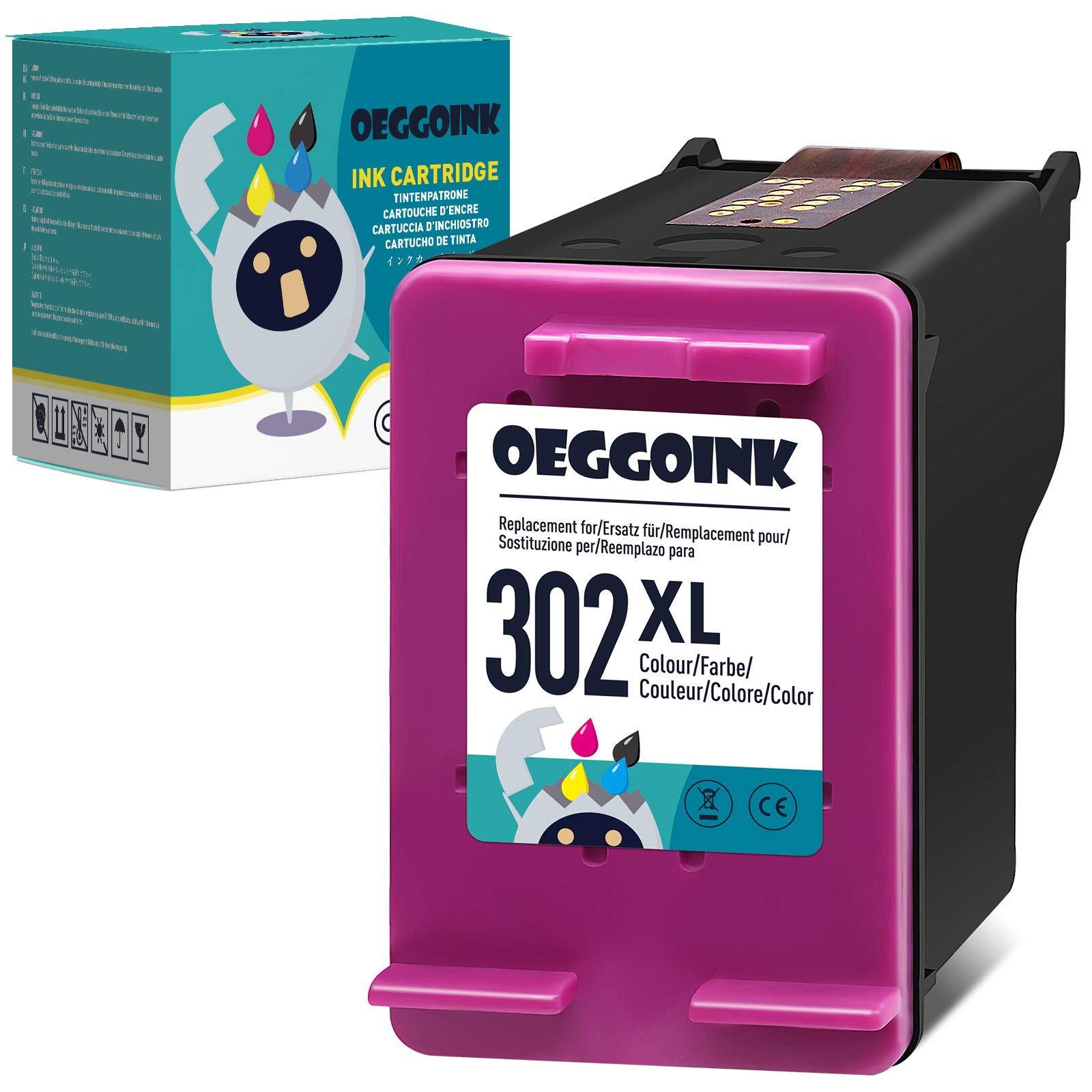 Cartucho De Tinta Applik 302, Repuesto Para HP 302, 302XL, DeskJet 1110 2130 Hp302xl Envy 4520.jpg