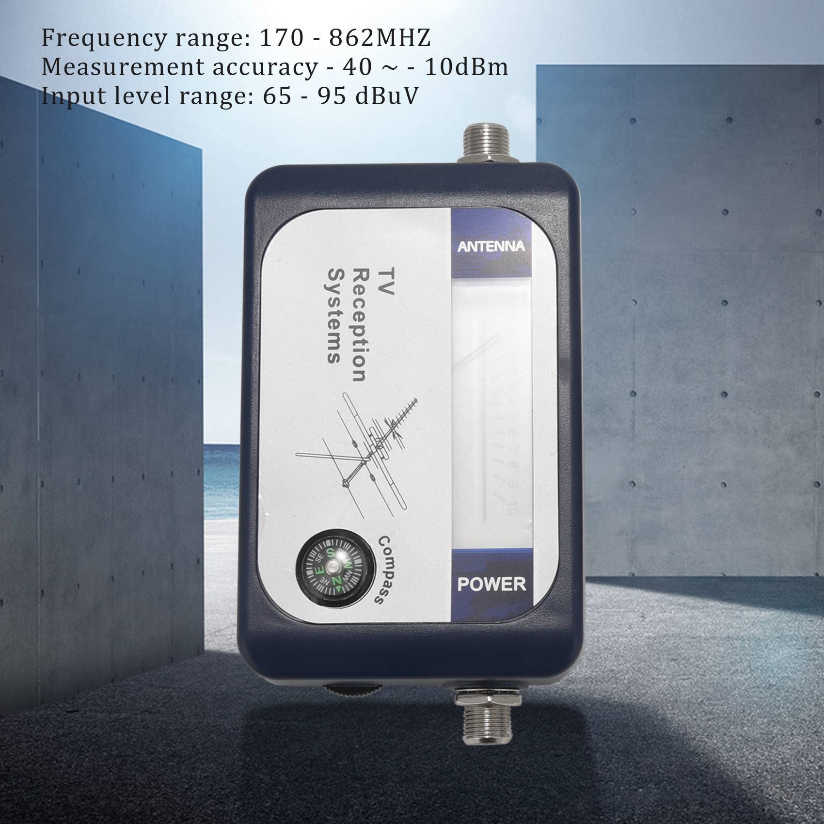 Dacvgog Antenne Finder Mètre Signal TV Numérique Terrestre Et Satellite Avec Pointeur