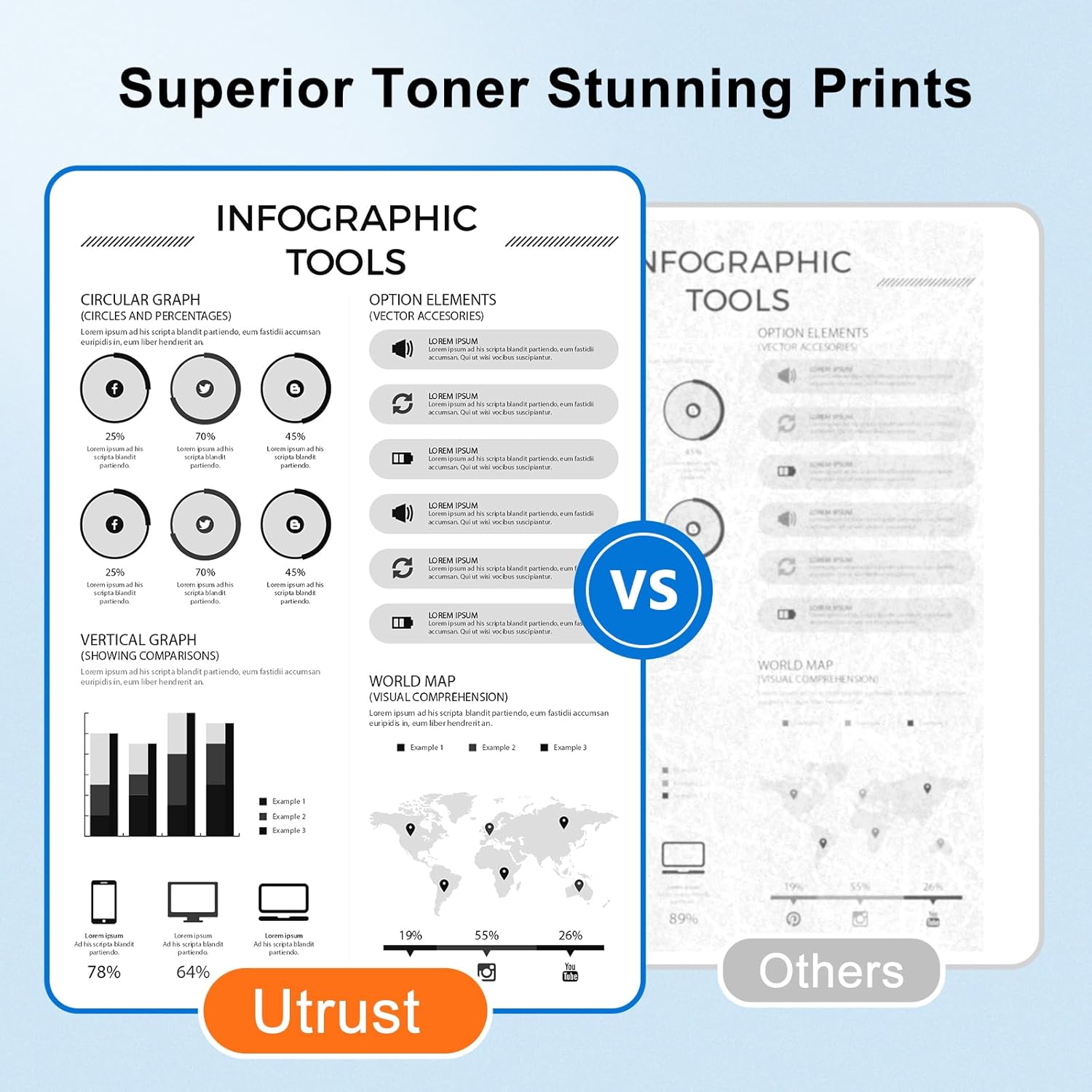 Compatible TN760 Toner Cartridge Replacement for Brother TN760 TN730 TN-760 TN-730 Toner High Yield Fits MFC-L2710DW MFC-L2750DW DCP-L2550DW HL-L2350DW HL-L2395DW HL-L2370DW (Black, 4 Pack) - Image 5