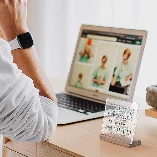 Miniatura 5 de Regalos de felicitación para mujeres y amigas, regalos inspiradores, regalos de ánimo, regalos motivacionales para mujeres, letrero de Believe You