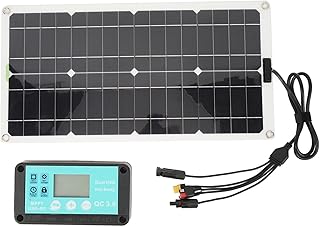 Sonew 250 W Monokristallines Solarpanel mit Controller und Zwei USB-Anschlüssen für Hocheffizientes Laden von Wohnmobilen mit 12 V, 24 V und 48