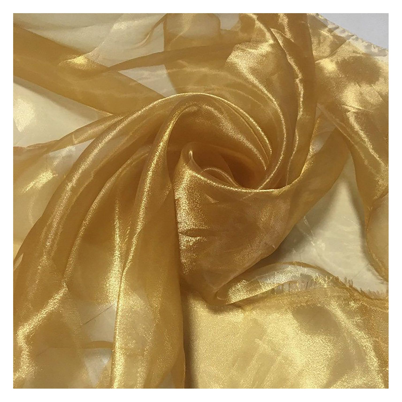 10M x 1.5M Organza Stoff Meterware Transparent Stoffe Zum Nähen Tüll Dekostoff Netzstoff Organza Modestoff Glänzend Kostümstoff für Tischdecken, Kleidung, DIY Basteln, Hochzeitsdeko