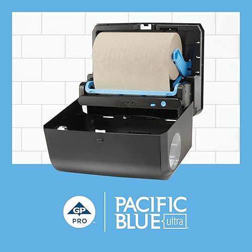 Miniatura 3 de Rollo de toallas de papel Pacific Blue Ultra de 9 pulgadas por GP PRO (Georgia-Pacific), marrón, 26611, 500 pies por rollo, 6 rollos por caja