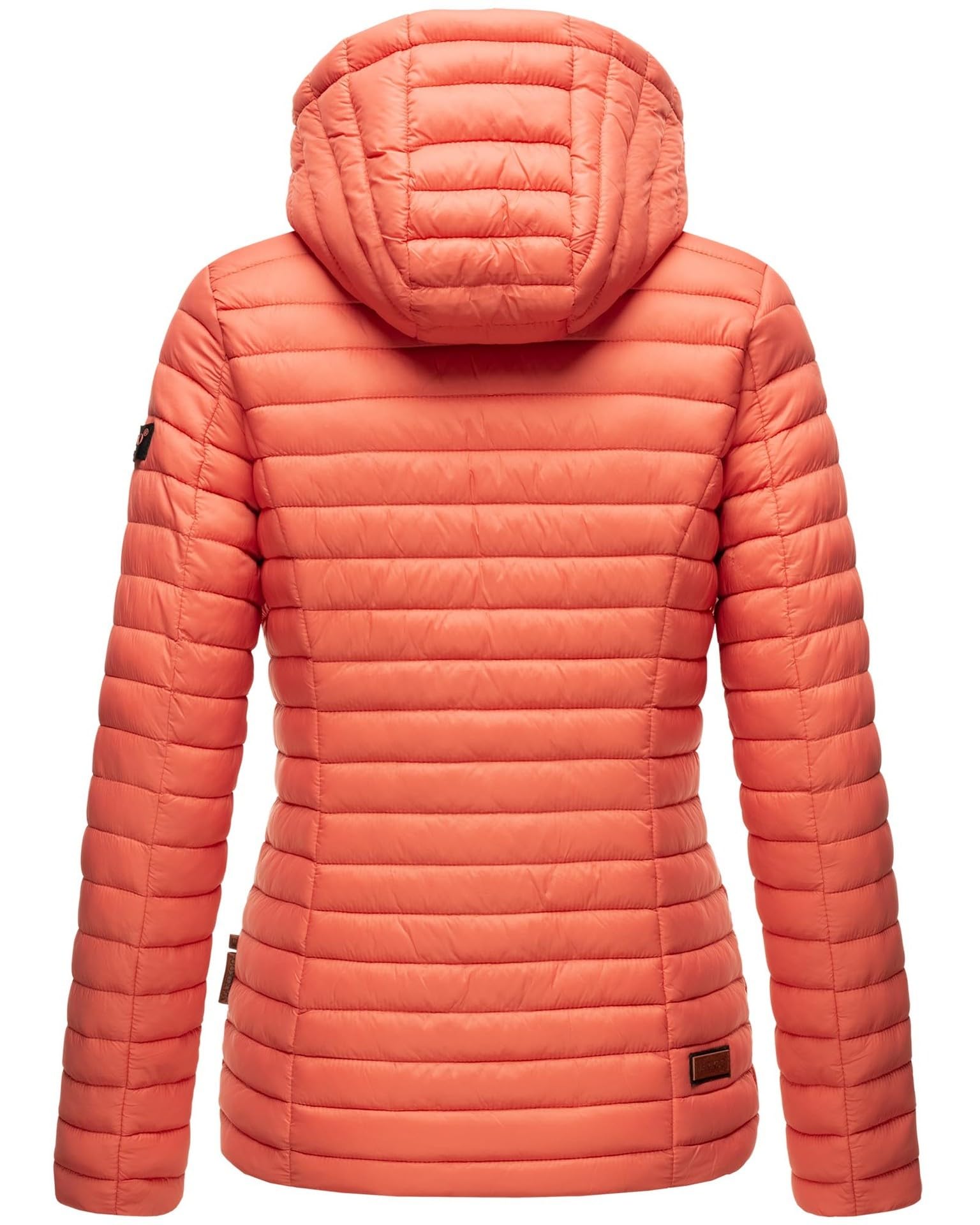 MARIKOO Damen Steppjacke Übergangsjacke gesteppte Jacke mit Kapuze Frühjahr Stepp B857