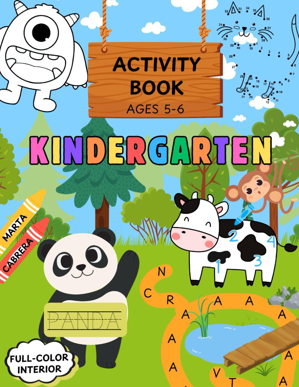 Kindergarten Activity Book. Ages 5–6.: Exercises to Develop Reading, Writing, Reasoning, and Cognitive Skills.