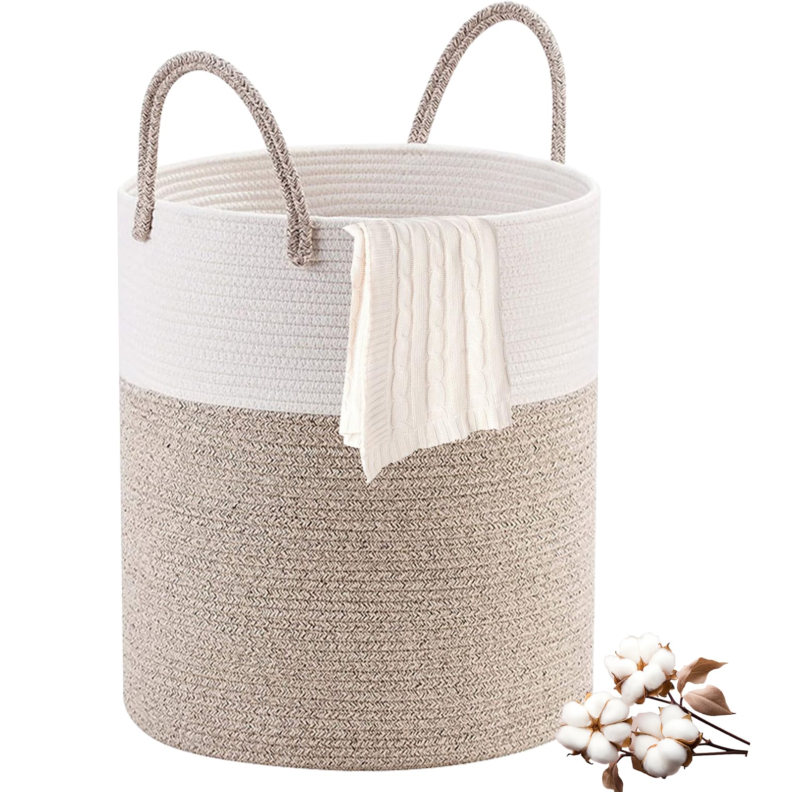 Panier à linge sale grand format pour embellir la buanderie et la salle de bain
