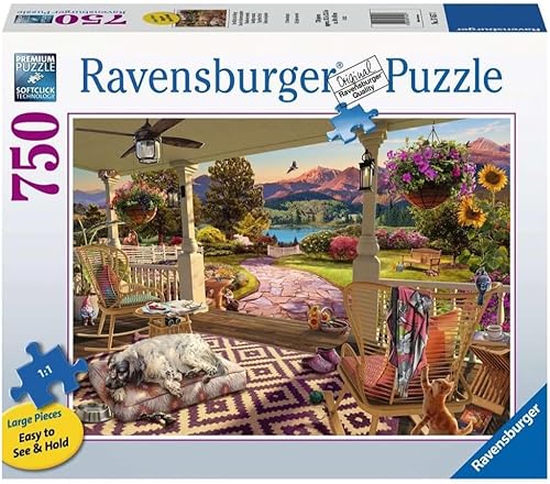 Miniatura 1 de Ravensburger 17457 - Rompecabezas acogedor de 750 piezas de gran formato cada pieza es única la tecnología Softclick significa que las piezas