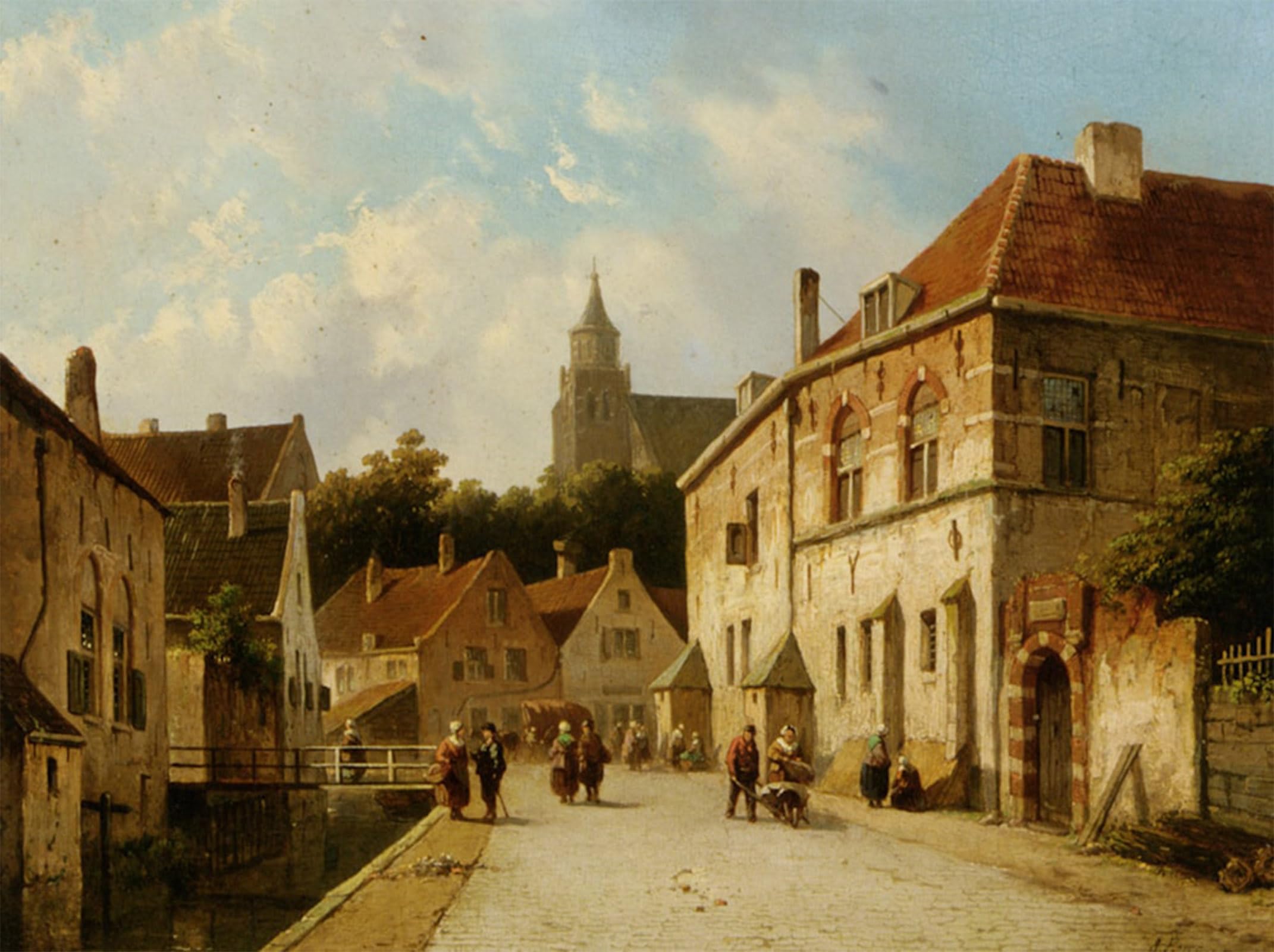 Cuadro para pared SERENDIPITP de Adrianus Eversen, decoración clásica de 60x90cm 5
