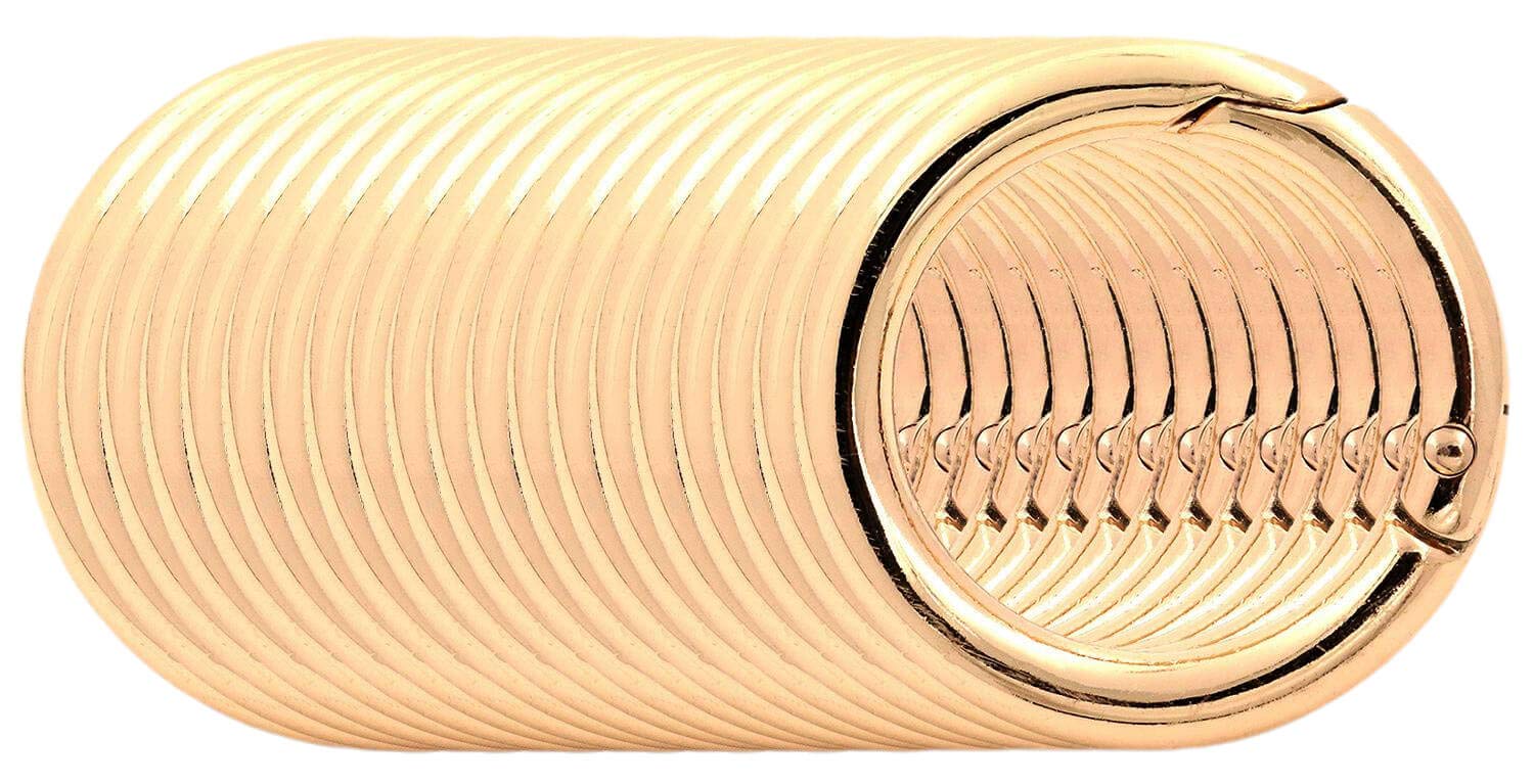 BIKICOCO 1'' Round Spring Gate O-Ring Clasp Push Snap Hook Belt Hardware Loop, for Handbags, Keys