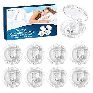 8Pcs Magnetic Nose Strips for Breathing Anti Snoring Devices Magnetic Nose Strip Respirable Nasal Support Device Snoring Solution
