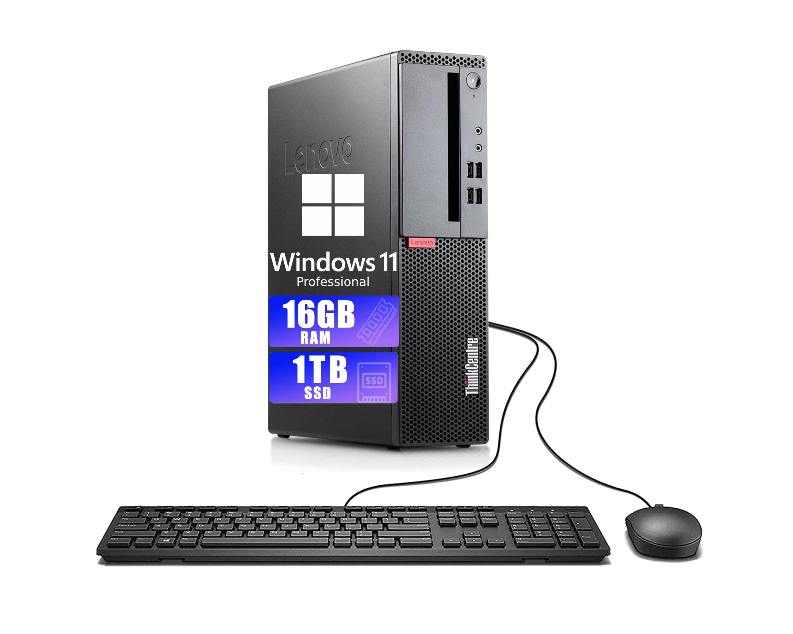 Lenovo レノボ Thinkcentre i5-7400 M710s Amazon.com: Lenovo ThinkCentre M710S SFF Computadora de escritorio